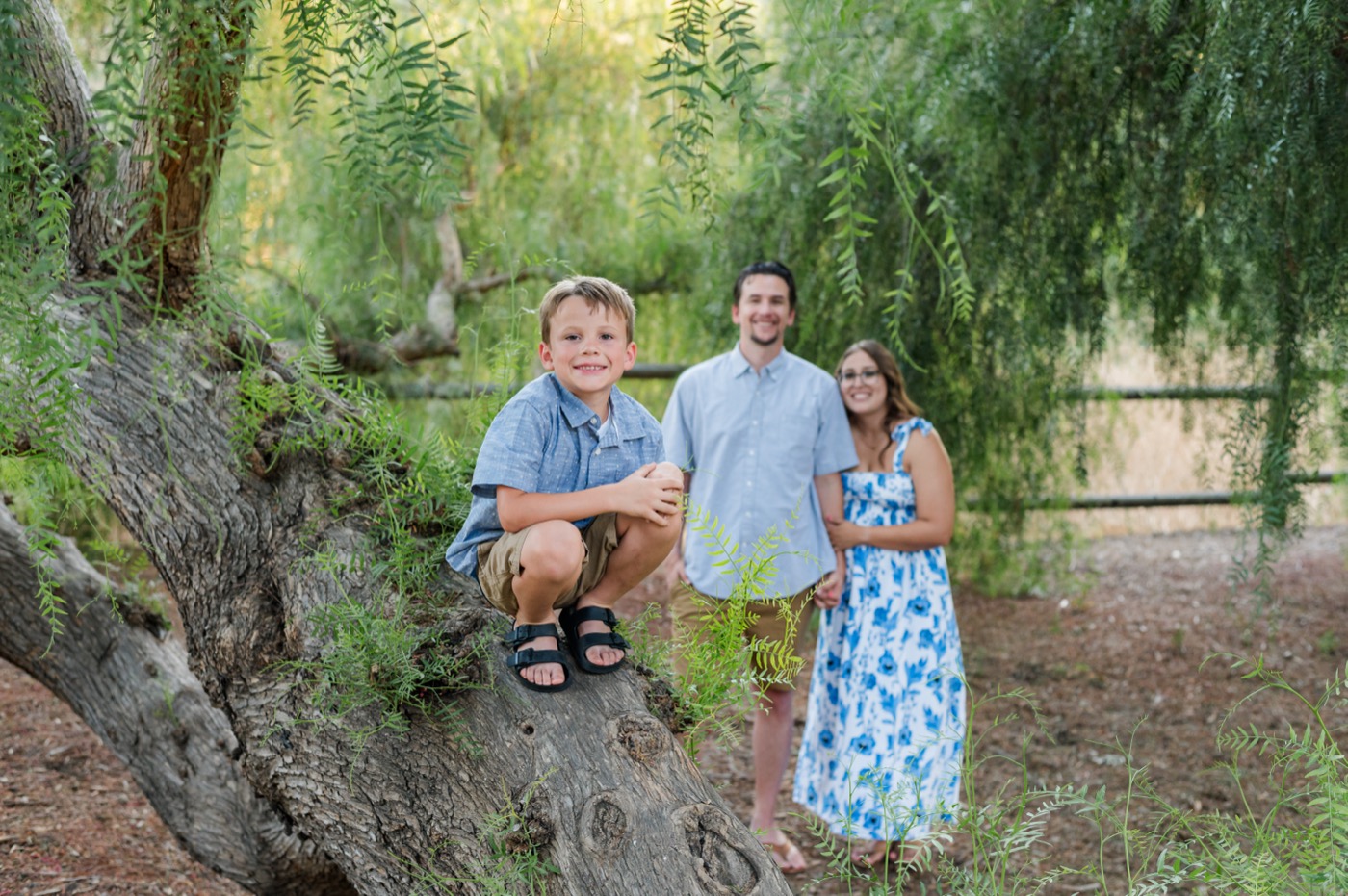 Family portrait — warm embrace